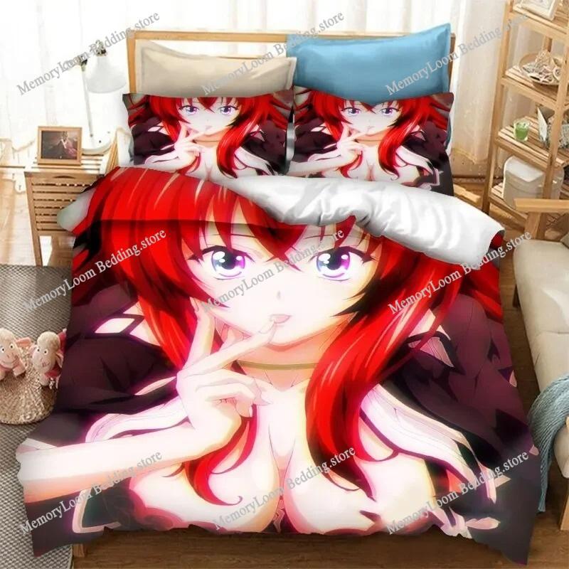 Аниме High School DxD Комплект постельного белья Пододеяльник Спальня Одеяло Покрывала Односпальное Двуспальное _размера Одеяло Покрывало Домашний Текстиль