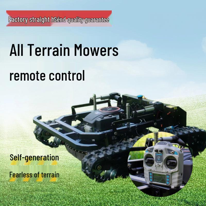 Remote Control Lawn Mower for Mountain Slope Reclamation and Weeding
