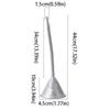 Filter Screen Metal Funnel Flexible Widely Mouth Multifunction Funnel  Liquid Fluids