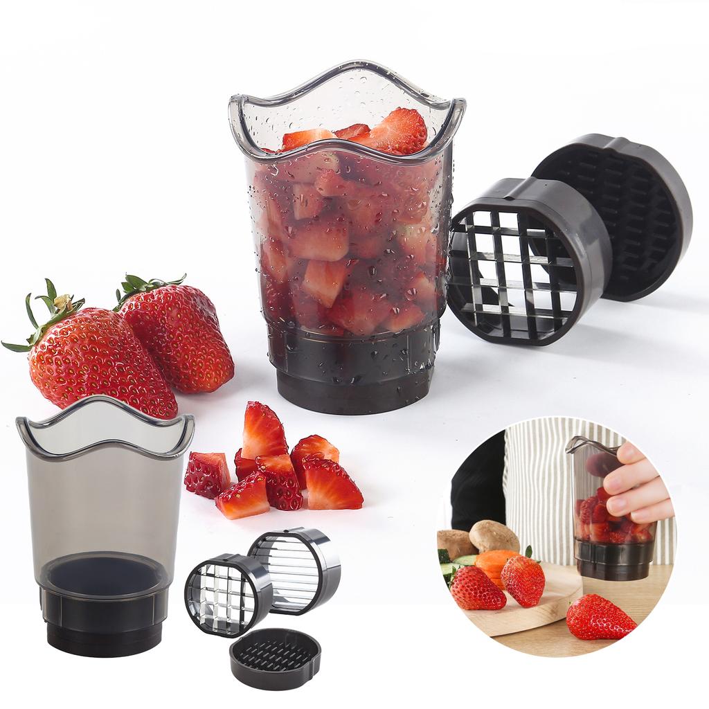 High-Quality Kitchen Slicing Equipment With Cup for Slicing Fruits Vegetables Strawberries Bananas as Kitchen Essential 2