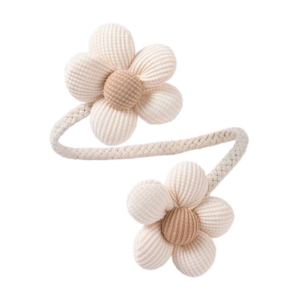 1Pcs Flower Shape Curtain Buckles No Punching Curtain Strap Curtain Hanging Rope  Home Decoration