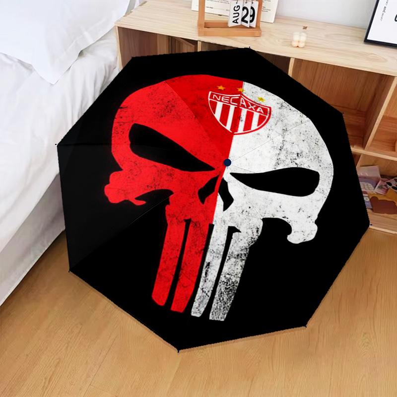 1PC Soccer Player Printed Umbrella Folding umbrella, automatic umbrella 8-Frame for Travel, camping Fan gifts Christmas Gifts