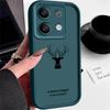 Матовый чехол TPU с принтом оленя для Xiaomi 14T Pro 13T Poco X7 F6 X6 M6 X5 Redmi 14C Note 14 13 Pro 12 11 10, мягкий противоударный чехол для телефона