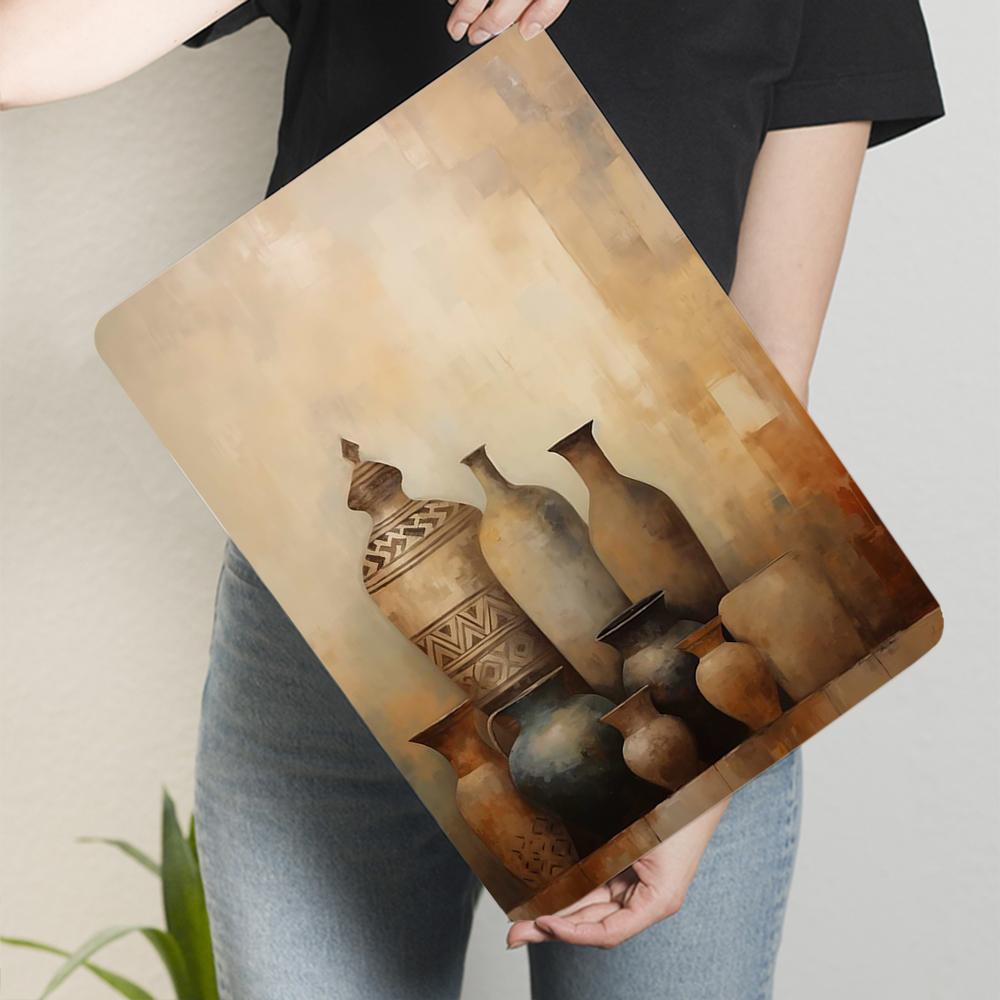 Vintage Terracotta Vase Decorative Iron Painting Living RoomWall Art Modern Minimalist Home Decor Unframed Painting