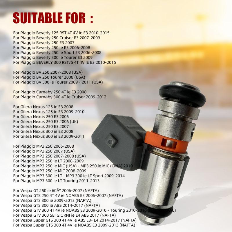 Motorcycle Fuel Injector Injection Nozzle Senor For Piaggio Beverly MP3 X8 250 Injection Nozzle Senor Replacement PI8732885