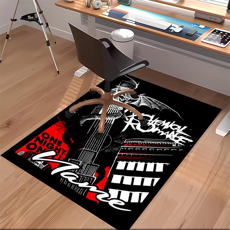 Custom personalization My Chemical Romance Print Area Rug - Soft, Washable Non-Slip Indoor Mat,Living Room,Home&Office Decorative Rug