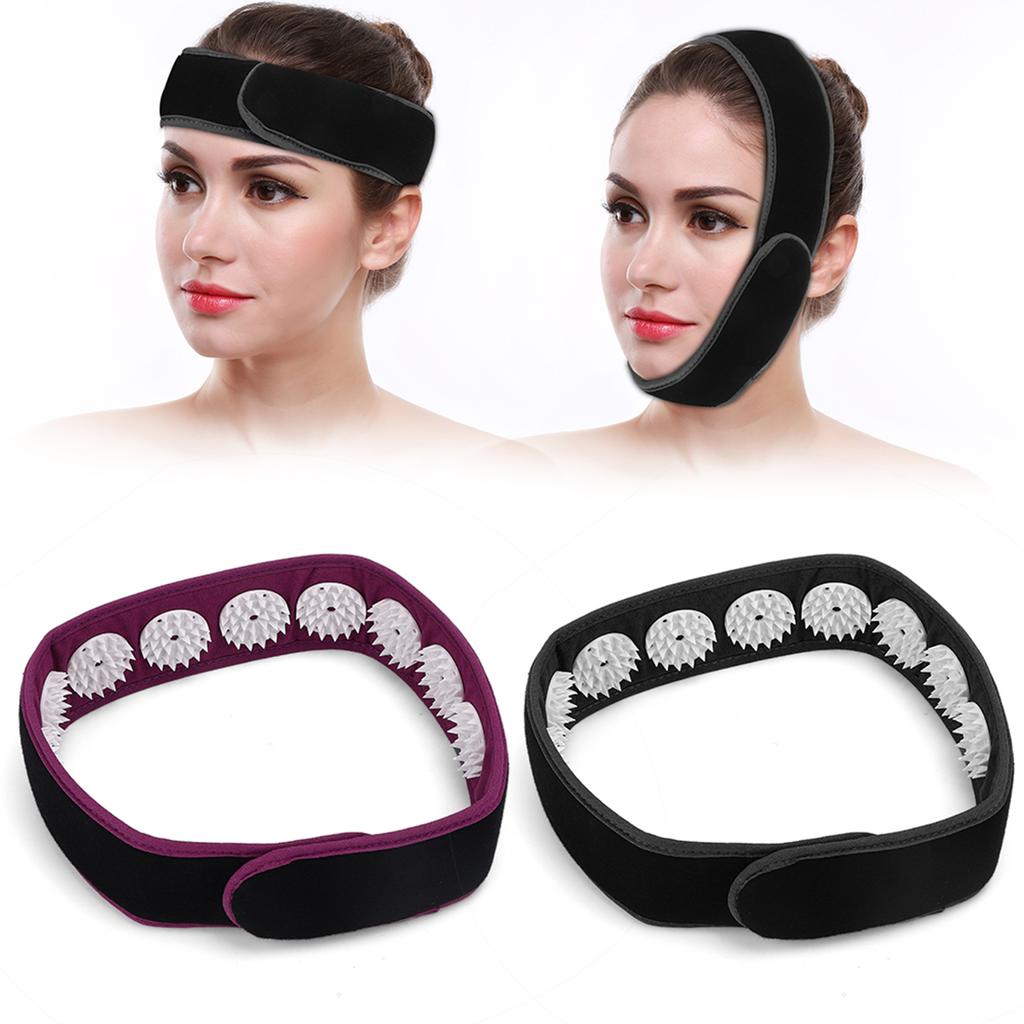 Портативная акупунктурная массажная повязка на голову с регулируемым ремешком для облегчения боли и фитнеса