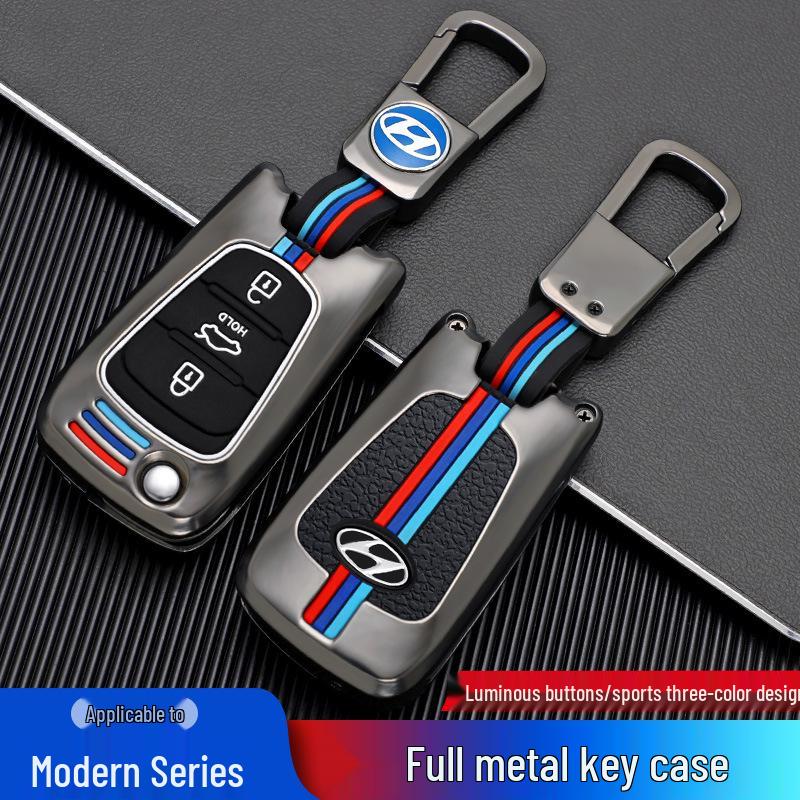 Совместимый чехол для ключа для Hyundai: Elantra, Langdong, Reina, Sonata 8, ix35, Lingdong, ix25