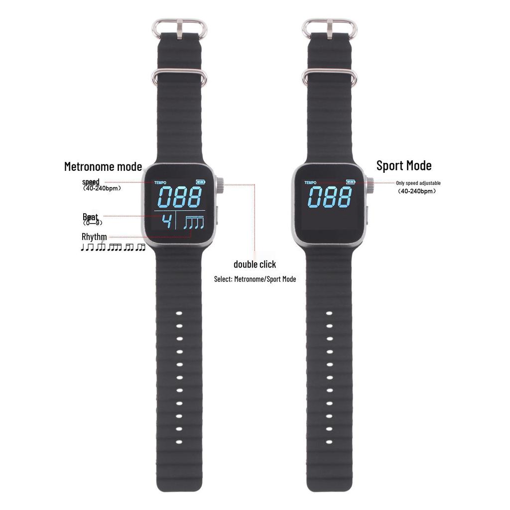 Умные часы Вибрационный метроном для бега, пианино, укулеле и гитары