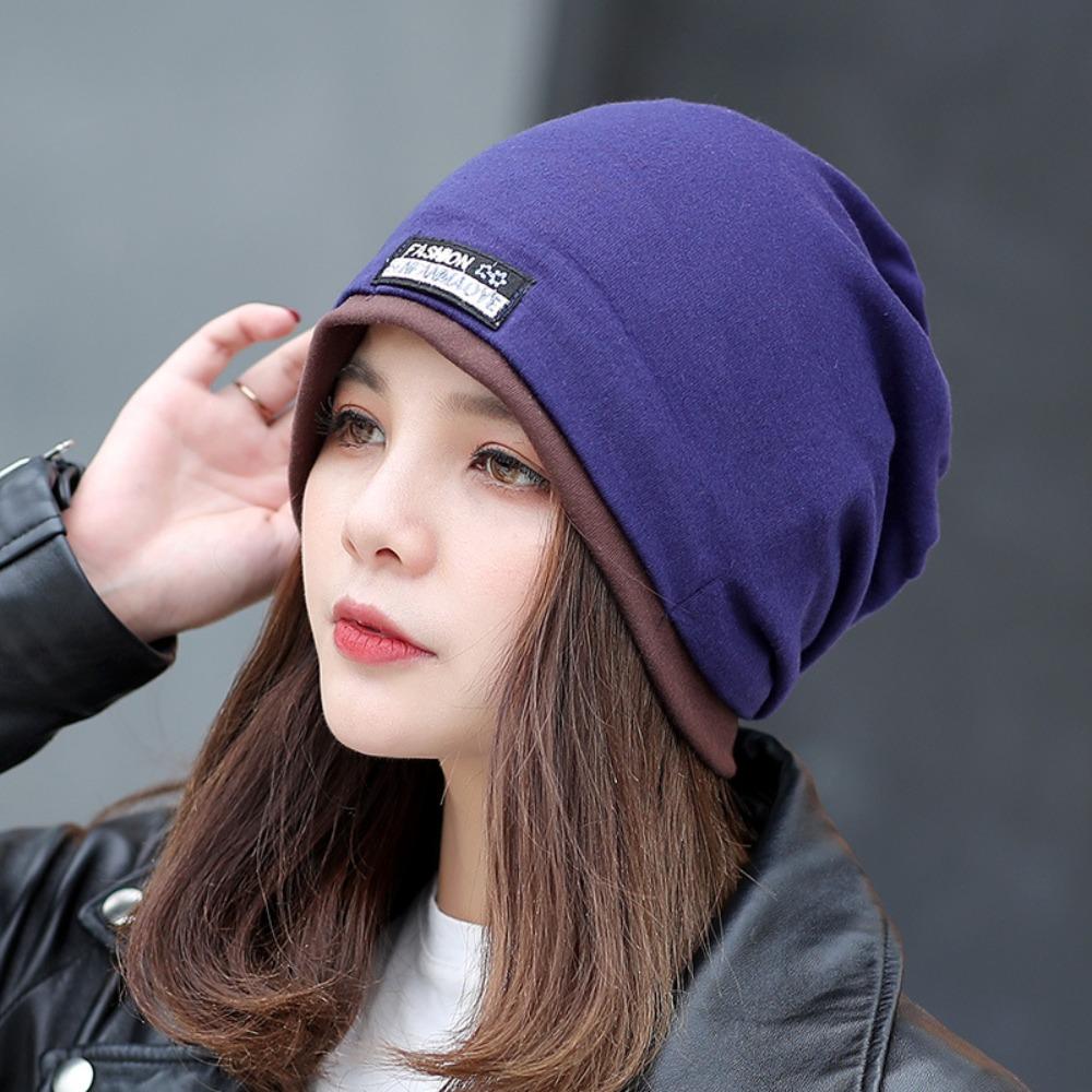 Ruffle Turban Hat Solid Color Beanie Scarf Casual Plait India Hat