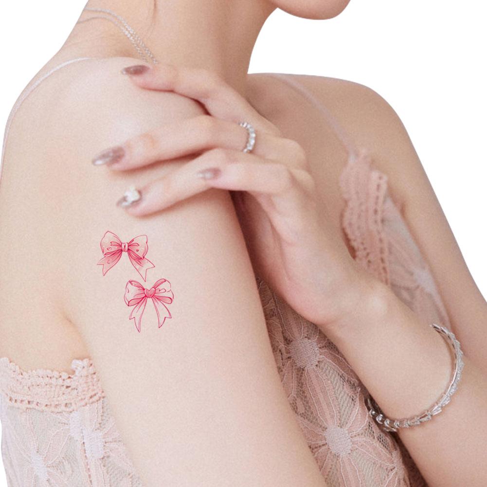 Красочные наклейки-тату с бабочками, водостойкие, долговечные, милые, японские, дофаминовые, смываемые татуировки G1S6