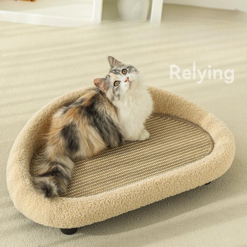 Multifunctional Cat Scratcher Cardboard Cat Sofa Bed Wear-Resistant Cat Lounge