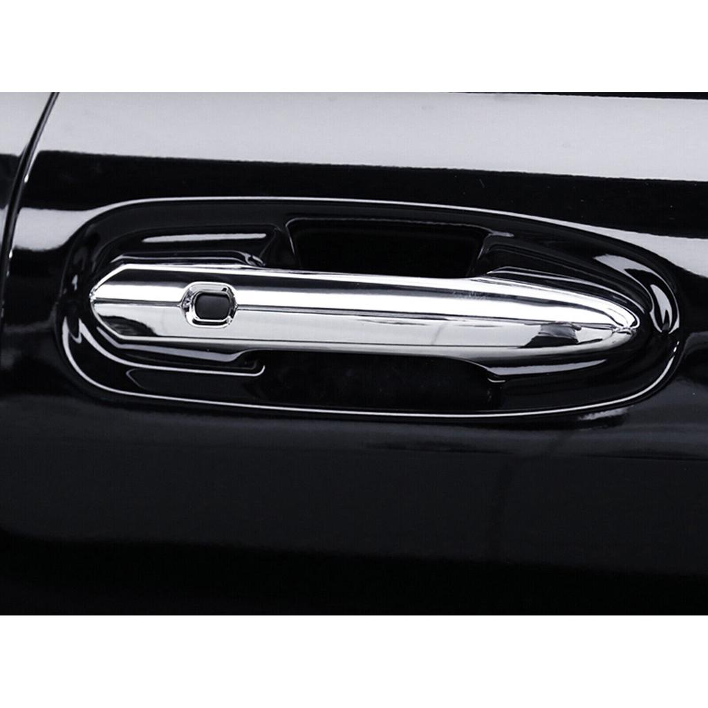 For Toyota Sienna 2021-2025 Glossy Chrome Side Smart Door Handle Cover Trim 4pcs