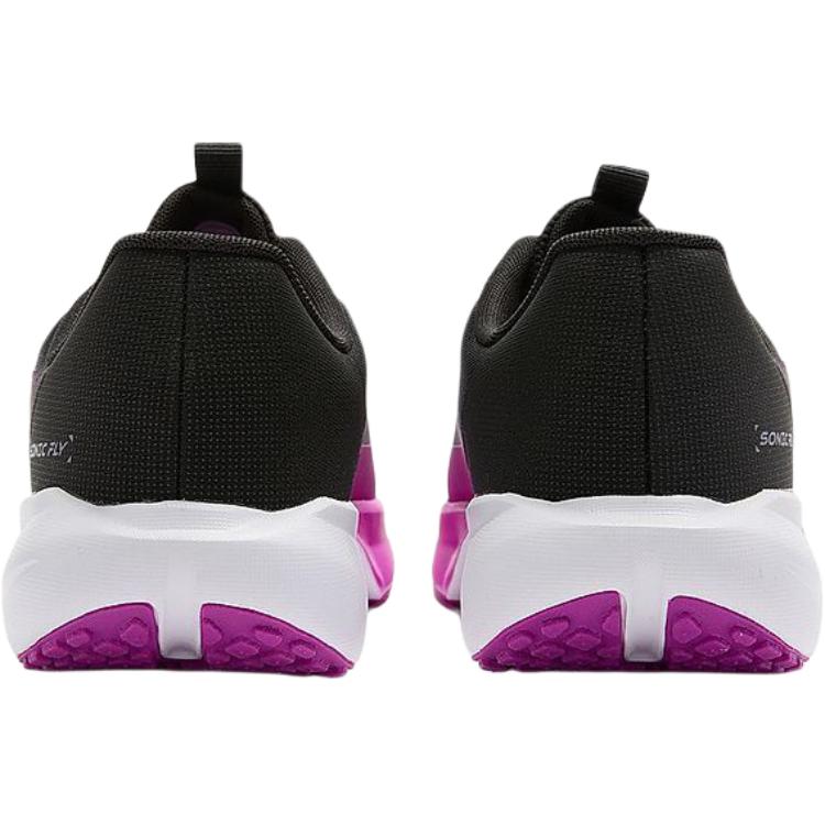 Nike Детские кроссовки Sonic Fly GS Black Vivid Purple Светло-угольный Металлик-серебристый FZ0017-004