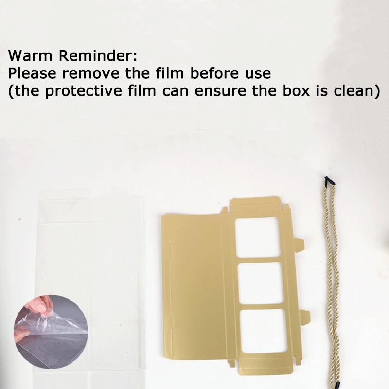 WTEMPO Прямоугольные прозрачные пластиковые коробки для муссовых тортов с ручками-веревками, упаковка для выпечки и кондитерских изделий, ручные коробки