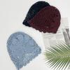 Women's and Men's Daily Flower Mesh Knit Beanie Hat