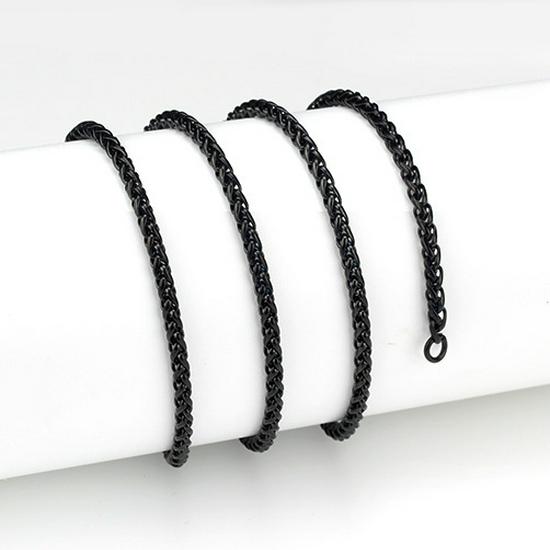 Корейская мода титановая сталь парное ожерелье из змеиной кости - модный индивидуальный аксессуар