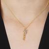 Baby Hug Baby Two-Color Mix And Match Simple Necklace Side Chain Pendant Necklace