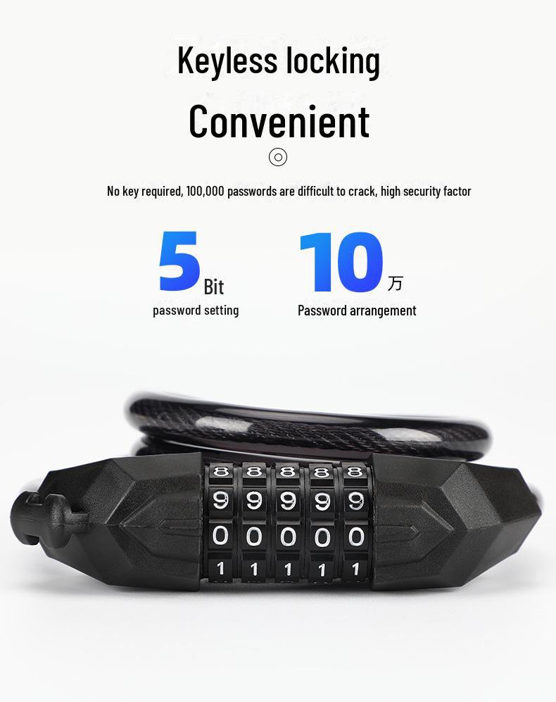 Велосипедный замок из сплава: Противоугонный парольный замок для электрических, горных и шоссейных велосипедов