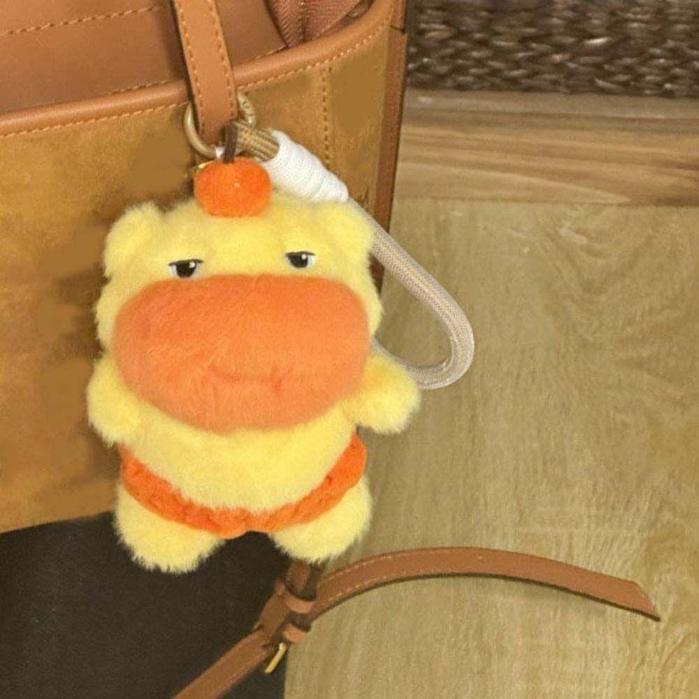 Capybara Dolphin Doll Plush Keychain Soft Stuffed Dolphin Doll Keyring  Kids Toy