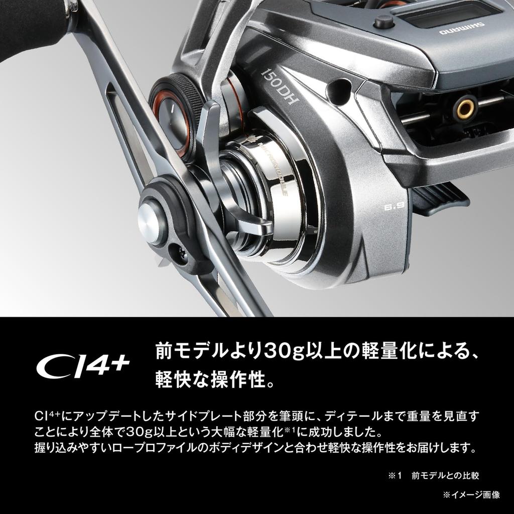 SHIMANO Двухосевая катушка 24 Barchetta Premium 151DHXG (Осталось)