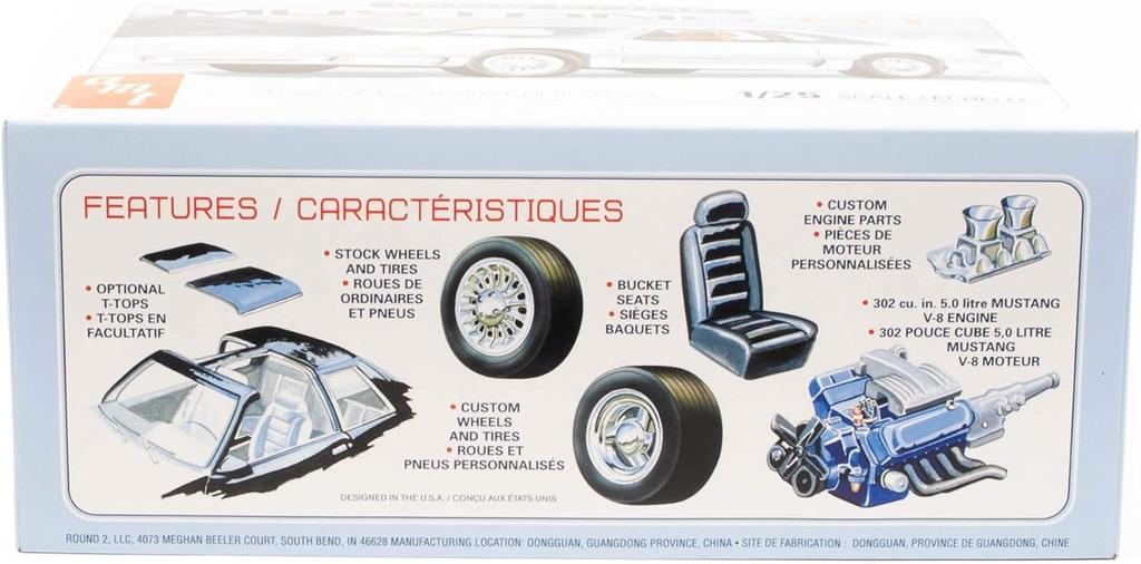 Platz AMT 1988 Ford Mustang GT Пластиковая модель AMT1216 1/25 (Машина)