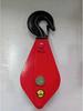 Heavy-Duty Lifting Pulley Block with Bearings and Hook for Manual Hoisting
