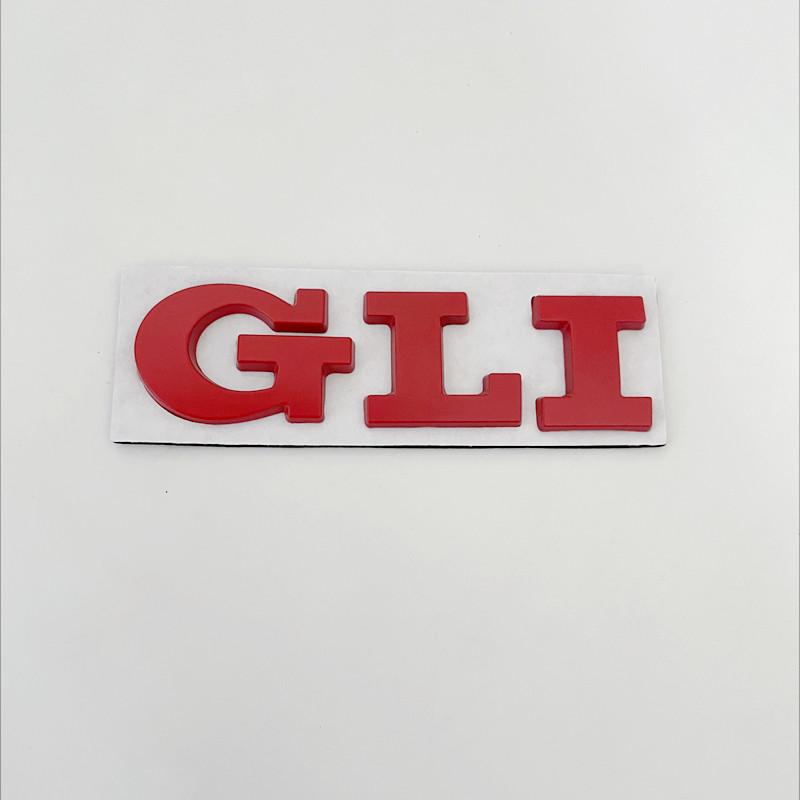 OPQ1 2026 Hot VOLKSWAGEN 3D Metal Car Letters Rear Trunk Front Grill GLI Logo Badge For Golf Bora VW Jetta MK4 MK5 MK6 MK7 GLI Emblem