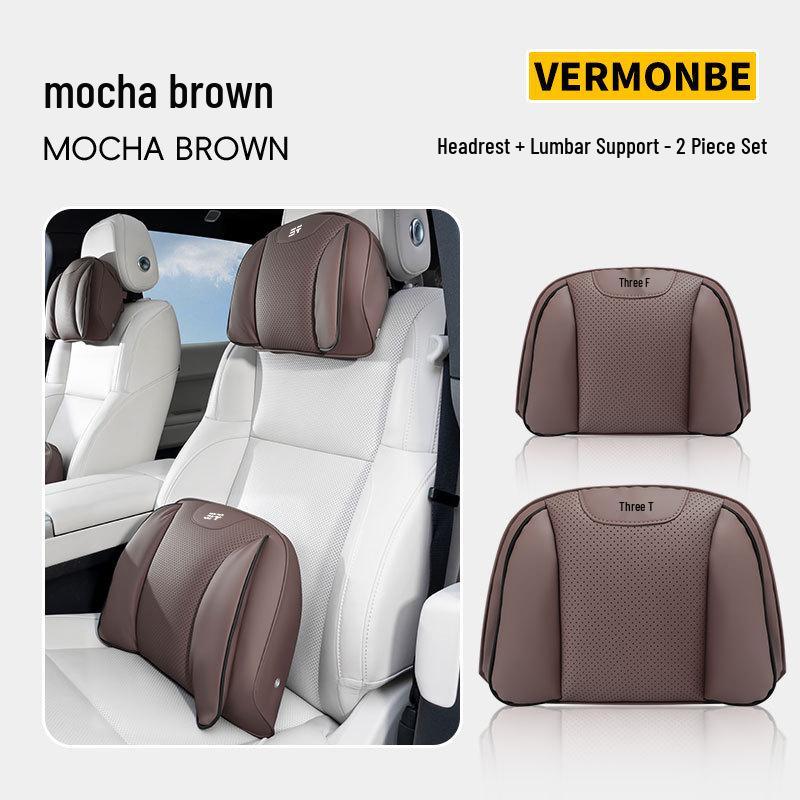 Universal Car Headrest Neck Pillow & Lumbar Support for Kaiyi Shiyue Kunlun Xuan Du Xuanjie Pro X3 V7 iEA