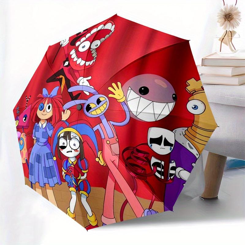 1pc Circus Themed High-quality Umbrella,Automatic Opening and Closing Umbrella,Multi-functional Umbrella G0811303