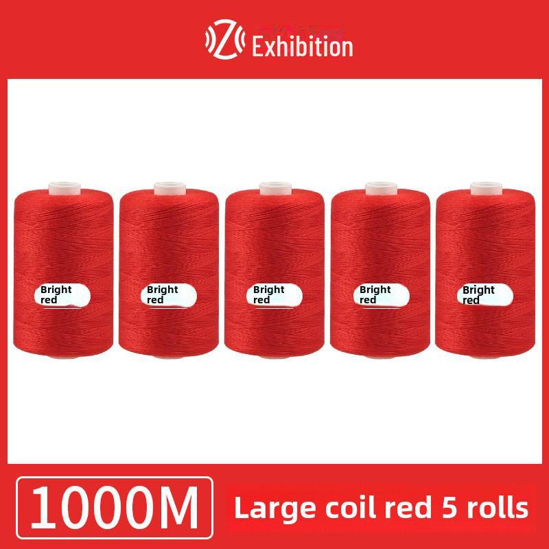 1000 ярдов ниток для бытового шитья: Полиэстер, цветная ручная работа, тонкая катушка