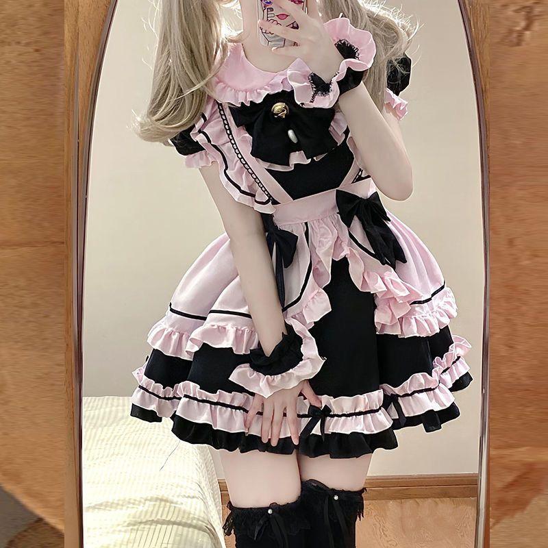 COS Maid Loita, милое женское платье, женский костюм Лолиты для косплея