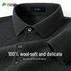 Мужской свитер Shanshan из 100% чистой шерсти в стиле business casual с лацканами