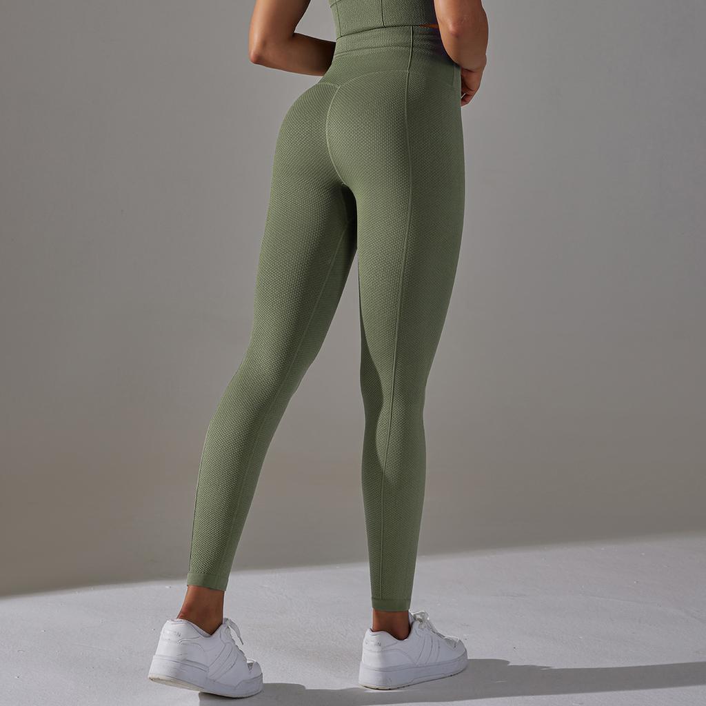New Seamless Yoga Pants With High Waist, Abdominal Compression, Hip Lifting, Tight Fitting, Breathable, Sports, Running, Fitness Pants For Women