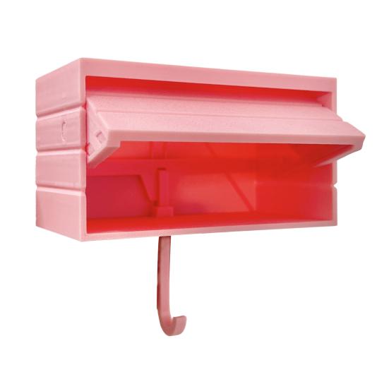 Wall Mount Key Holder Easy Installation Fun 3D Printed Car Garage with Opening Door Entryway Key Rack