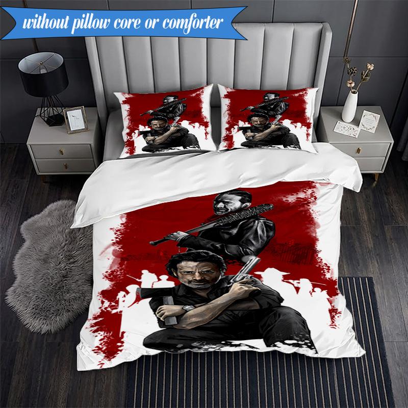 3PCS Norman's Forest Journey Bedding Set,Including 1pc Duvet Cover And 2pcs Pillowcases Perfect for Bedroom, Dormitory, Fan Christmas gift
