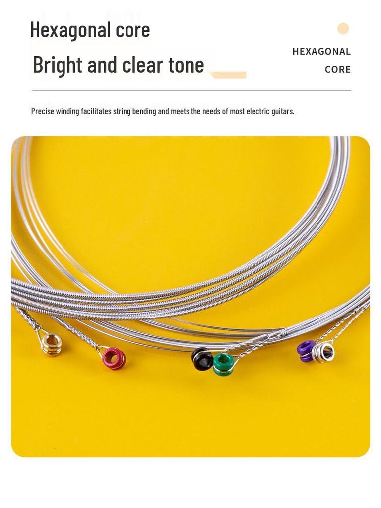 Сет никелированных струн D'Addario для электрогитары (EXL110 и EXL120) - 6 строк