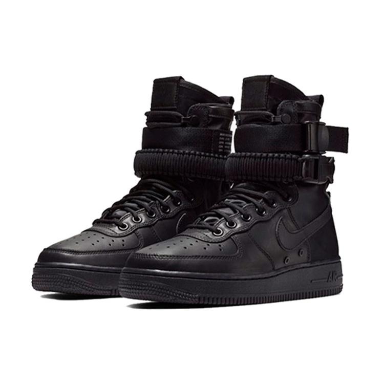 (WMNS) Nike SF Air Force 1 High 'Triple Black' Женские 857872-005