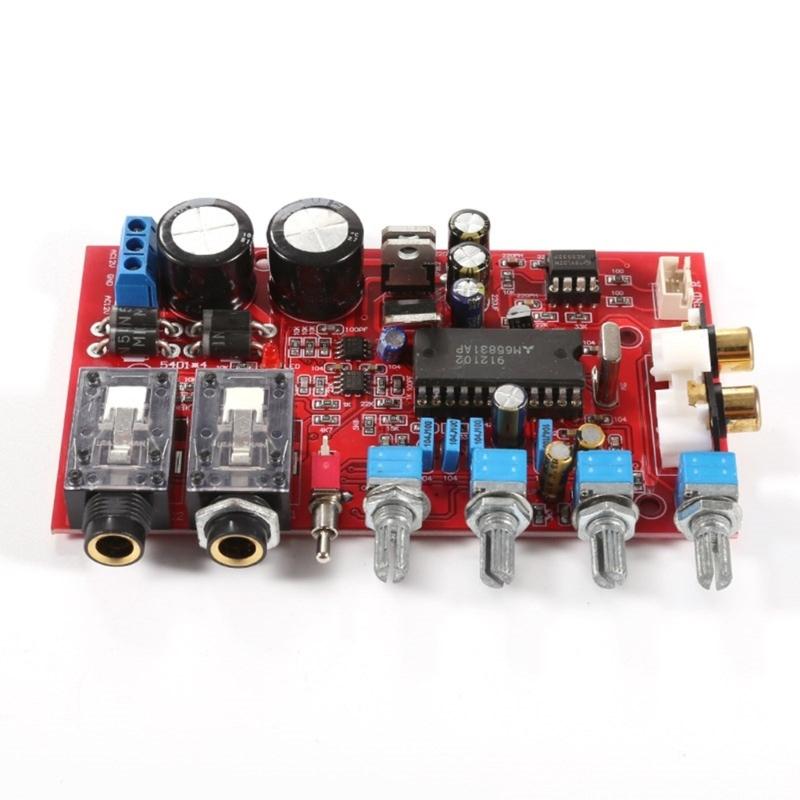 NE5532 Предварительный усилитель Тональная плата HiFiStereoAmplifier Управление громкостью 4-канальных усилителей Высокие частоты Низкие частоты