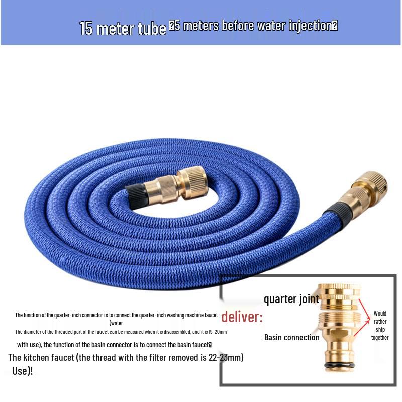 Выдвижной волшебный шланг и набор пистолетов для мойки высокого давления для автомобиля и дома