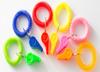 Aloala Wrist Key, Stretchable Coil Key Ring, Spiral Spring Band, Locker (5 Colors, Set of 100)