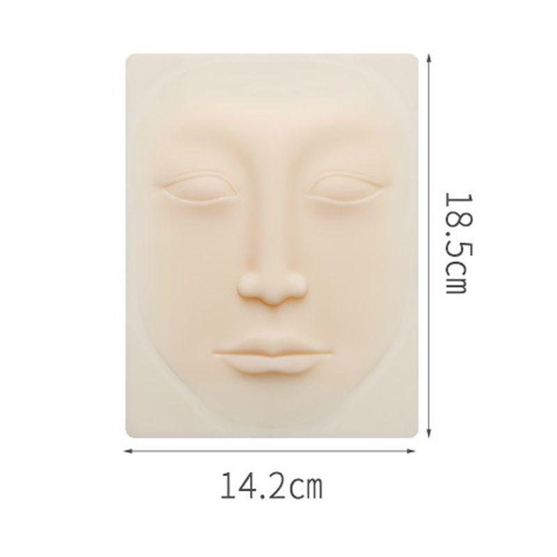 Сердце Мастера Высококачественный силиконовый тренировочный коврик для микроблейдинга бровей, подводки и губ - Утолщенная имитационная кожа.