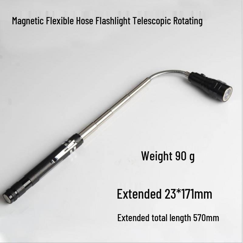 Универсальное телескопическое зеркало с подсветкой – Малое и Большое для ремонта автомобилей, судостроения и сварочного контроля