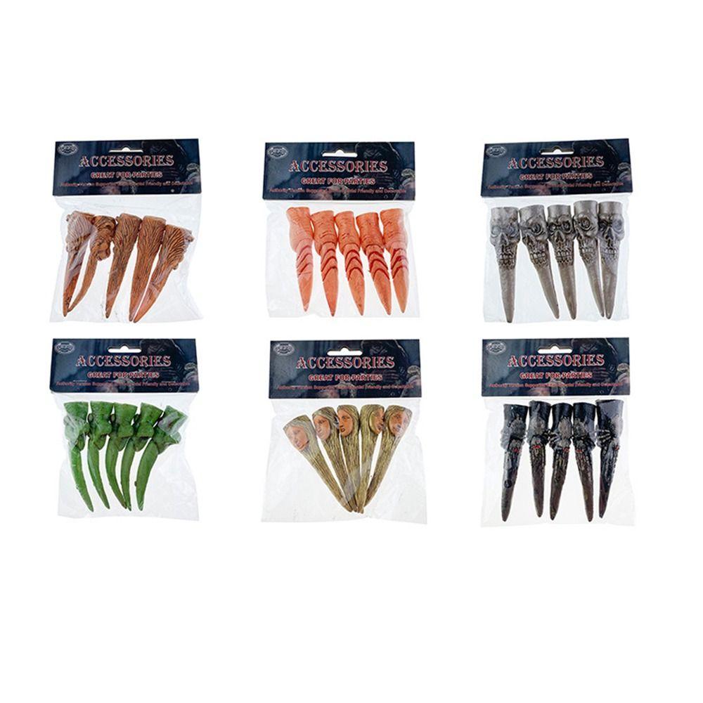 Поддельные пальцы зомби ведьма пальчиковая кроватка лев Хэллоуин палец крышка страшные дети девочки