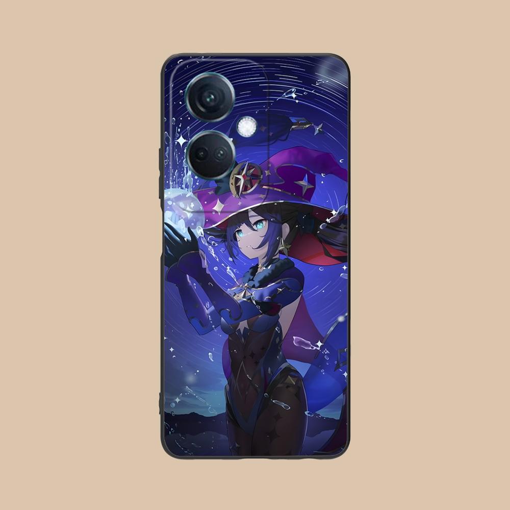 Игровой чехол GI Mona Матовый ТПУ для мобильного телефона OPPO Reno 14 13 12 11 10 9 8 7 6 5 F T Pro 5G с цветной печатью