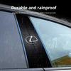 2Pcs Car Center Pillar Protective Film PET Anti-scratch Sticker Decal For Lexus F SPORT GX460 Ct200h IS250 ES 220D IS200 Fsport