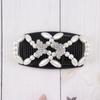 Handmade Ponytail Holder Stretch Double Comb Beaded Hair Claws Magic Hair Comb Beaded Hair Clip