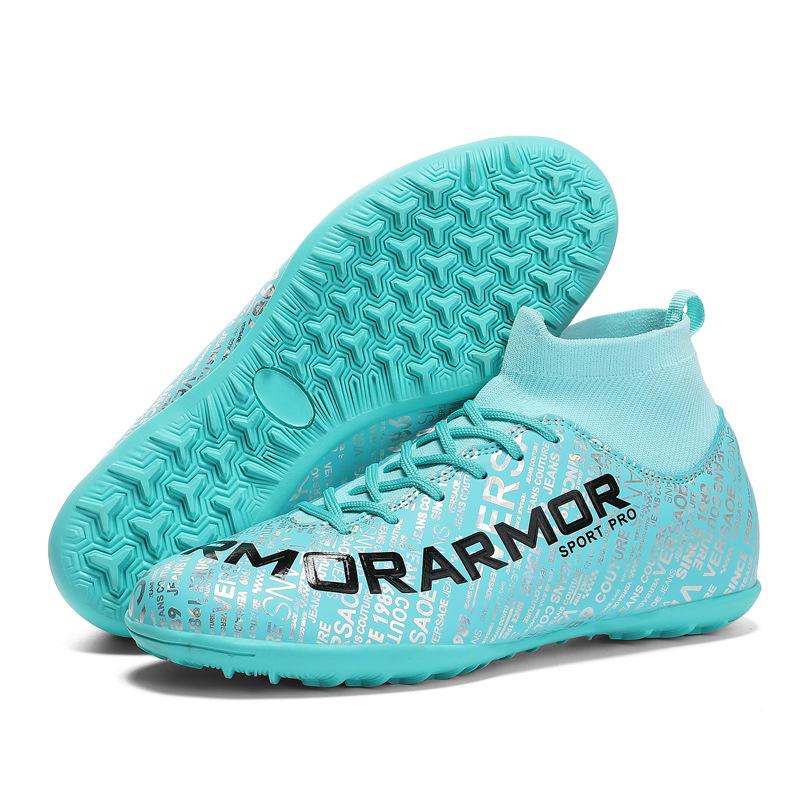 Футбольные бутсы мужские и женские Tf Broken Nails Ag Nails для студентов и детей с высоким берцем для начальной и средней школы, спортивная тренировочная обувь