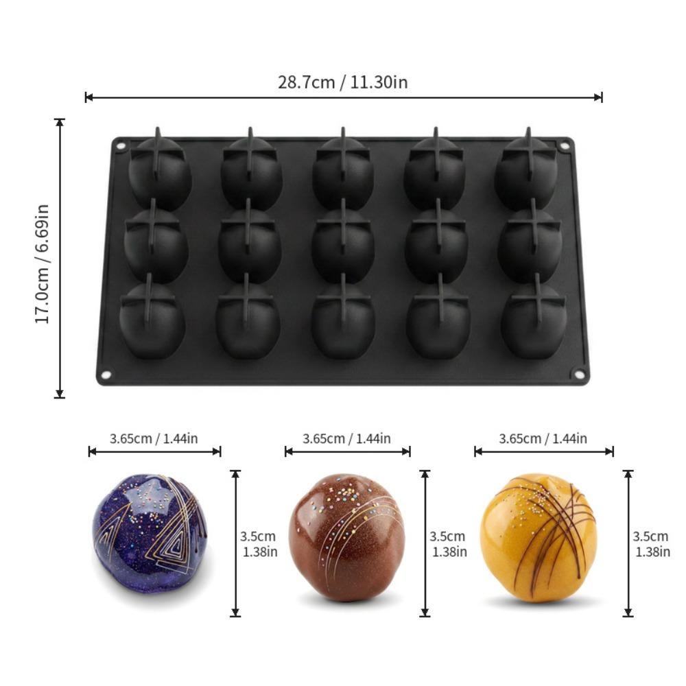 Heat Resistant Silicone Mousse Mold Easy Release Fruit Shape Mold Baking Mold Tray Mousse Making
