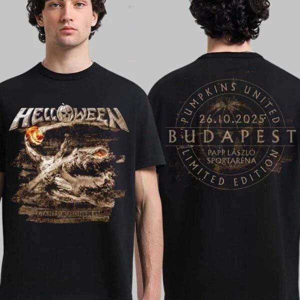 Helloween Giants and Monsters Tour 2026 T-Shirt Band Concert Tee Unisex S-5XL